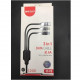 3 IN 1 DATA CABLE 2.1A TYPE-C + LIGHTNING + MICRO