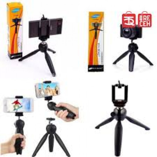 Yunteng YT-228 Mini Tripod Stand With Phone Holder