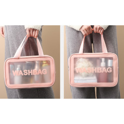 Portable Travel Wash Bag Female Transparent Bag