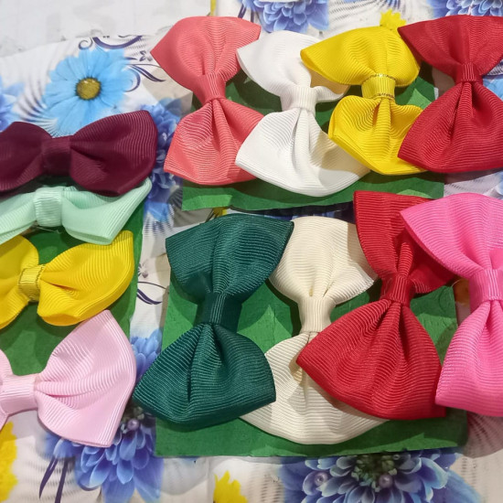 Small Hair Bow Clips