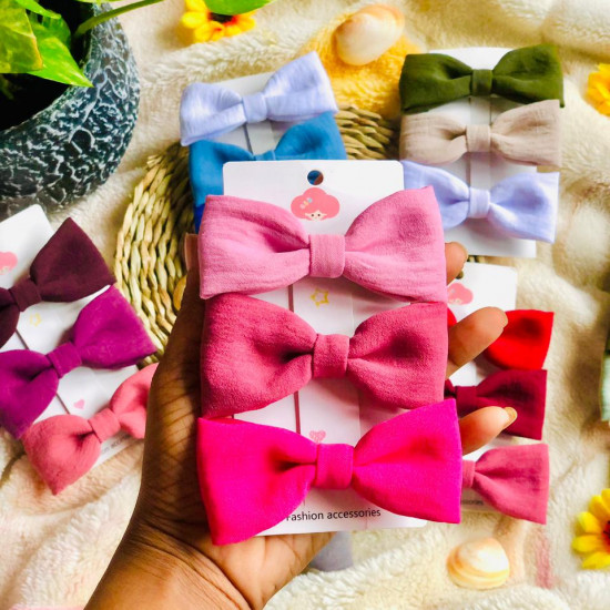 Small Hair Bow Clips