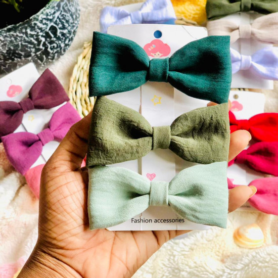 Small Hair Bow Clips