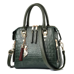 Yogodlns Luxury Crocodile Pattern Handbag