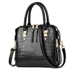 Yogodlns Luxury Crocodile Pattern Handbag