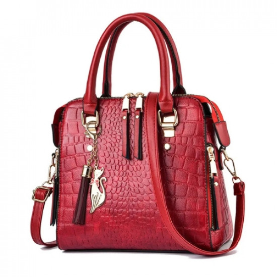 Yogodlns Luxury Crocodile Pattern Handbag