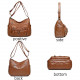 Vintage Pu Leather Luxury Purses and Handbags